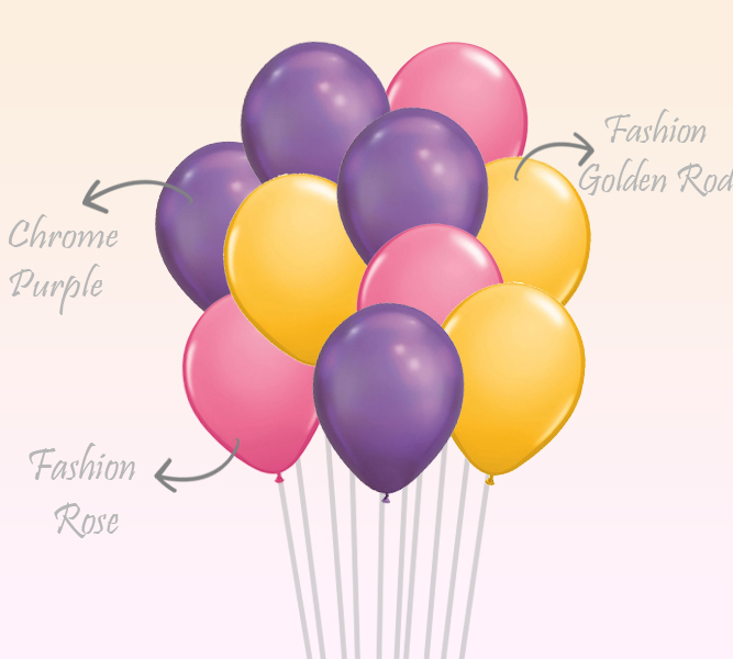 Tutti-Frutti Theme Helium Balloon Bundle Singapore